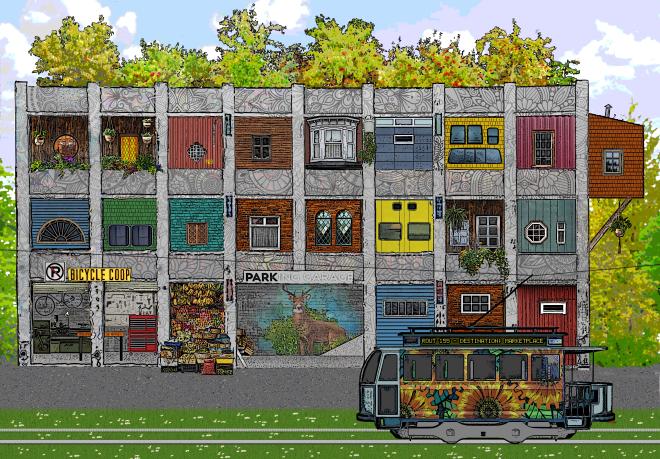 Repurposed Parking Garage