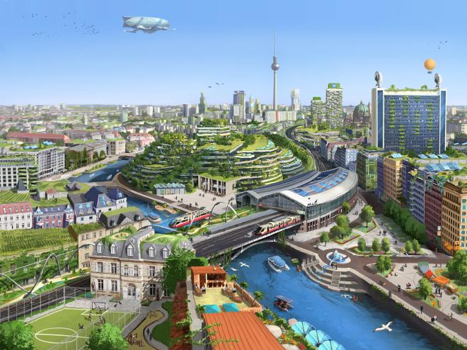 Berlin Friedrichstraße - Utopia 2048